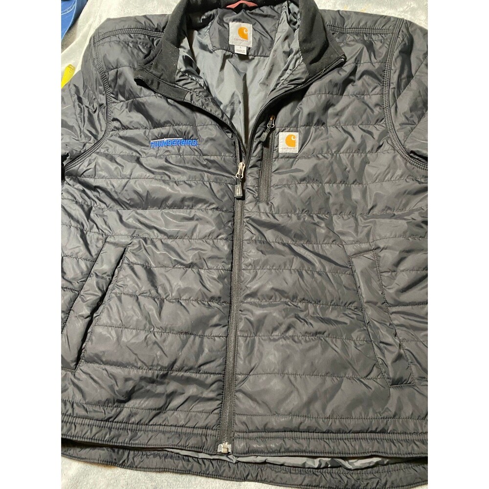 Carhartt Men's Black and Navy Jacket
